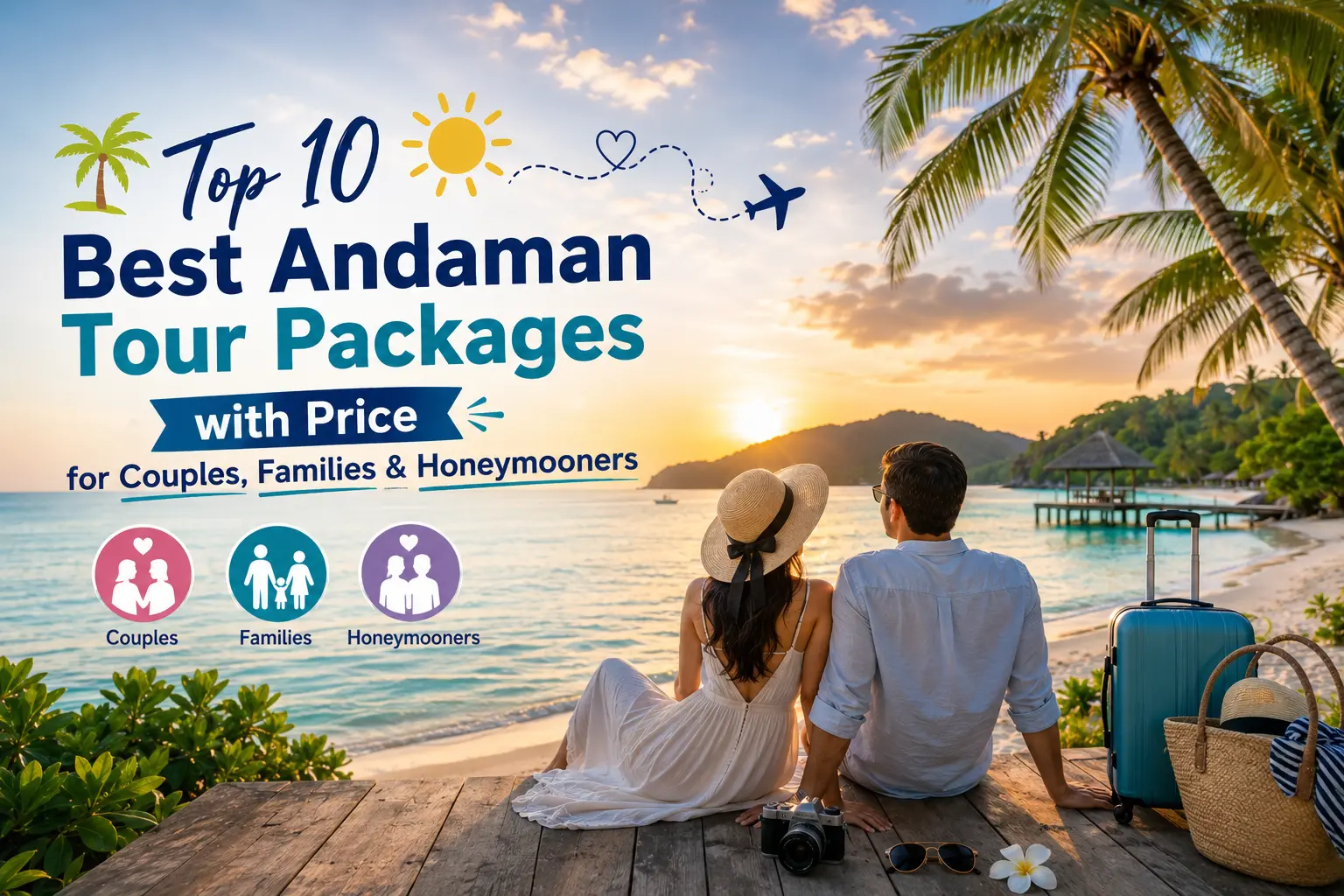 Top 10 Best Andaman Tour Packages with Price for Couples, Families & Honeymooners 