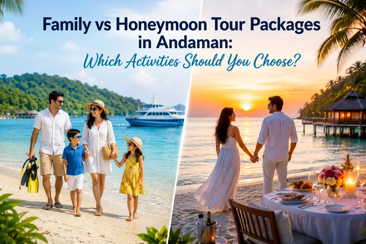 Family vs Honeymoon Tour Packages in Andaman: Which Activities Should You Choose?