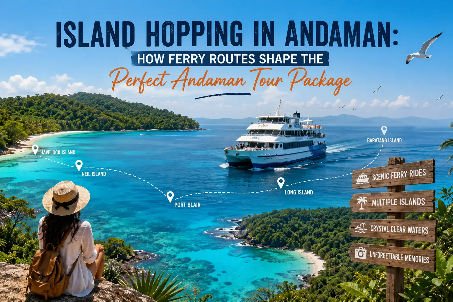 Island Hopping in Andaman: How Ferry Routes Shape the Perfect Andaman Tour Package