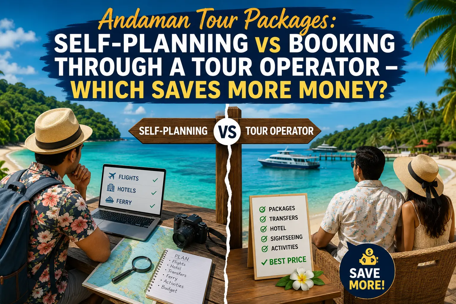 Andaman Tour Packages: Self-Planning vs Booking Through a Tour Operator – Which Saves More Money? 