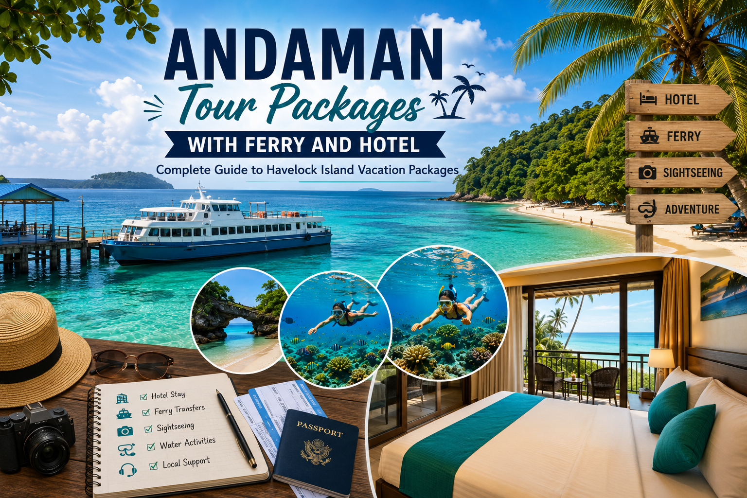 Andaman Tour Packages with Ferry and Hotel: Complete Guide to Havelock Island Vacation Packages 