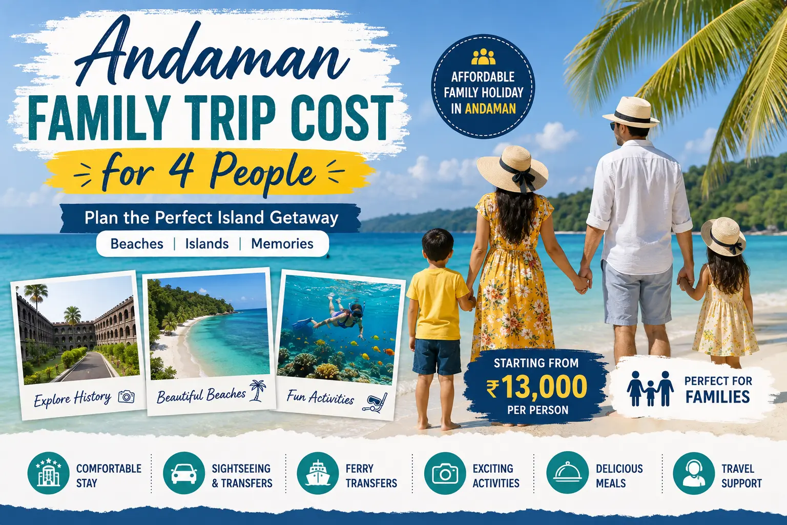Andaman Family Trip Cost for 4 People: Complete Budget Guide